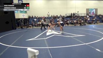 141 lbs 3rd Place Match - Shea Dawson, San Francisco State vs Jeremiah Steele, Menlo College