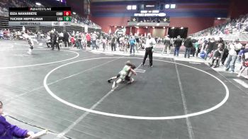 37 lbs Semifinal - Eiza Navarrete, Cowboy Kids WC vs Tucker Heffelman, Legacy Boltz