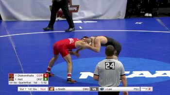 141 q, Yianni Diakomihalis, Cornell vs Dean Heil, OSU
