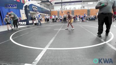 83 lbs Quarterfinal - Elijah Alexander, Midwest City Bombers Youth Wrestling Club vs Cameron Patterson, Choctaw Ironman Youth Wrestling