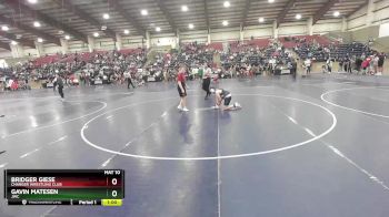 145 lbs Round 2 - Bridger Giese, Charger Wrestling Club vs Gavin Matesen, JWC