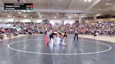 AA 150 lbs Champ. Round 1 - Kyle Hogg, Bradley Central High School vs Braeden Parrish, Science Hill High School