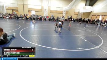 52 lbs Quarterfinal - Easton McMahon, Shootbox vs Skyler Bright, Roy Wrestling Club