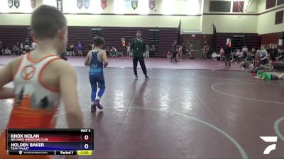 10UB-4 lbs Round 2 - Knox Nolan, Big Game Wrestling Club vs Holden Baker, Team Valley