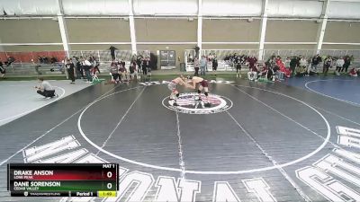 126 lbs Cons. Round 2 - Dane Sorenson, Cedar Valley vs Drake Anson, Lone Peak