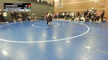 100 lbs Quarterfinal - Rustin Montgomery, Brothers Of Steel Wrestling Club vs Kaleb Rebmann, Grizzly Wrestling Club