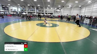 73 lbs Quarterfinal - Keegan McCarthy, Natick vs Mateo Montanaro, Hamma Shack