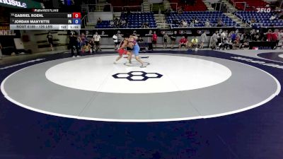 126 lbs Cons. Sub-quarters - Gabriel Roehl, MN vs Jordan Manyette, PA