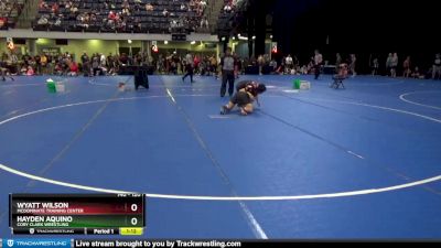 120 lbs Semifinal - Hayden Aquino, Cory Clark Wrestling vs Wyatt Wilson, McDominate Training Center