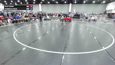120 lbs Pilot Swab, Team Michigan Blue vs Carmello Kolb, Ohio Gray