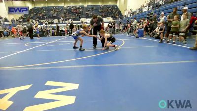 61 lbs Quarterfinal - Moxyn Wade, Shelton Wrestling Academy vs Maverick Higgins, Choctaw Ironman Youth Wrestling