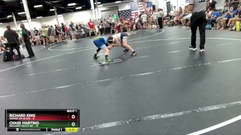 120 lbs Round 1 (4 Team) - Richard King, Savage WA Black vs Chase Martino, Orchard South WC