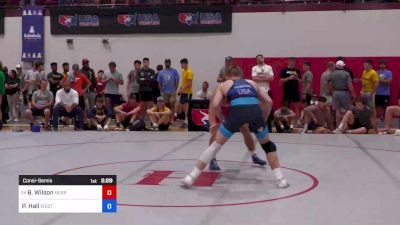 74 kg Consolation - Bubba Wilson, Nebraska Wrestling Training Center vs Peyton Hall, West Virginia