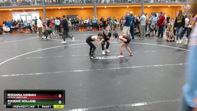 70 lbs Quarterfinal - Roxanna Hannah, LA Elite Wrestling vs Phoenix Holland, JET