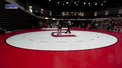 110 lbs Consi Of 8 #2 - Dekadence Theriot, Mustang High School Girls vs Brooklynn Huggins, El Reno High School Girls