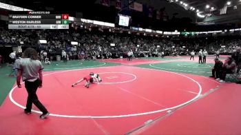 50 lbs Cons. Round 3 - Brayden Conner, NWW2 vs Weston Harless, GOW1