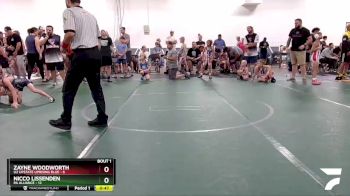 56 lbs Finals (2 Team) - Zayne Woodworth, U2 Upstate Uprising Blue vs Nicco Lissenden, PA Alliance