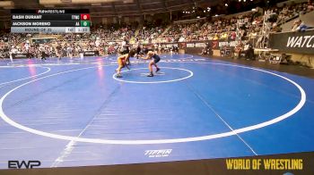 85 lbs Round Of 32 - Dash Durant, Team Tulsa Wrestling Club vs Jackson Moreno, Alber Athletics