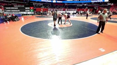 2A 285 lbs Champ. Round 1 - Larry Randolph, Galesburg (H.S.) vs Gavin Ericson, Lombard (Montini)