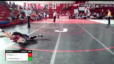 100 lbs Semifinal - Hannah Almendarez, Galesburg (H.S.) vs Paris Flores, Berwyn-Cicero (Morton)