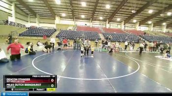 39 lbs Cons. Round 3 - Miles Dutch Bringhurst, Westlake vs Deacon Stanger, Roy Wrestling Club