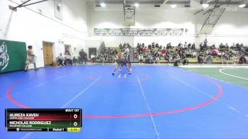 149 lbs Semifinal - Alireza Kaveh, Santa Ana College vs Nicholas Rodriguez, Palomar College