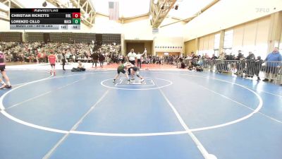 89-M lbs Consi Of 8 #1 - Lorenzo Cillo, MacArthur vs Christian Ricketts, Ridley