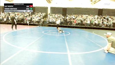 Consi Of 4 - Lily Booth, Cherokee vs Emmie Ibbitson, Newtown (CT) Youth Wrestling