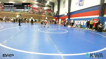 97 lbs Rr Rnd 2 - Rayna Reyes, Sperry Wrestling Club vs Makylan Aunko, Collinsville Cardinal Youth Wrestling