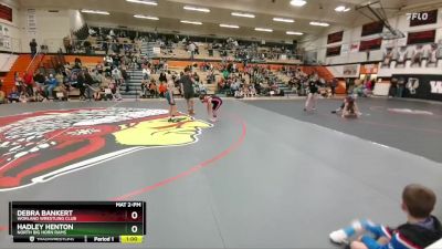 84-95 lbs Round 2 - Debra Bankert, Worland Wrestling Club vs Hadley Henton, North Big Horn Rams