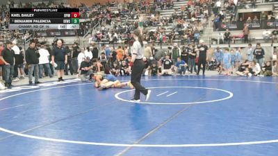 140 lbs Champ. Rd Of 16 - Benjamin Palencia, Damaged Ear Wrestling Club vs Kael Bailey, Deer Park Ironman Wrestling Club