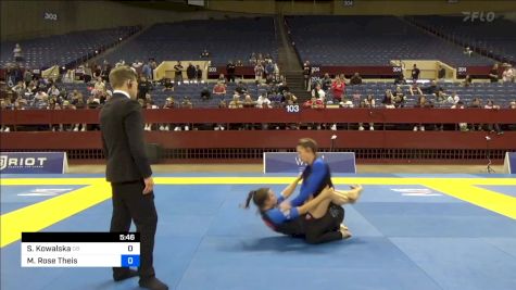 Sandra Kowalska vs Michaela Rose Theis 2024 Pan IBJJF Jiu-Jitsu No-Gi Championship