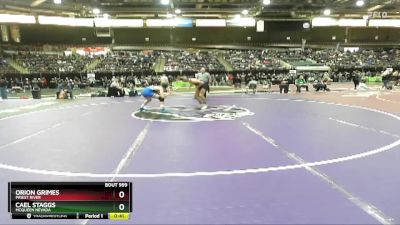 126 lbs Cons. Round 3 - Cael Staggs, McQueen Nevada vs Orion Grimes, Priest River