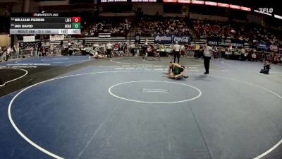 D 1 144 lbs Cons. Round 2 - William Perrin, Lafayette vs Ian David, Acadiana