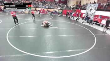 157 lbs Champ. Round 2 - Mason Hillier, Bonneville vs Ayden Hunter, Minico