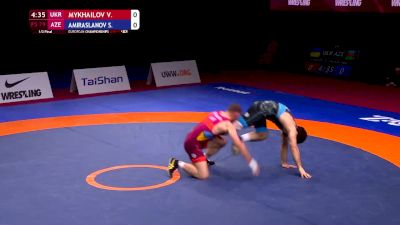 79 kg Semifinal - Vasyl Mykhailov, UKR vs Sabuhi Amiraslanov, AZE