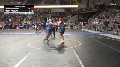 185 lbs Cons. Round 1 - Rylee Housman, Hillsboro vs Zoey Freeman, Lawrence Elite