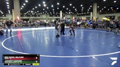 75 lbs Round 6 (8 Team) - Andrew Sanford, Williamson County WC vs Ben Diesel Belcher, SVRWC