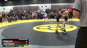 65 lbs Placement Matches (8 Team) - Wyatt Mcclain, Olympia/Demolition vs Mason Allen, PA Alliance
