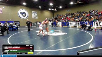 285 lbs Cons. Semi - Oskar Madrigal, Servite vs Nathaniel Villegas, Kerman