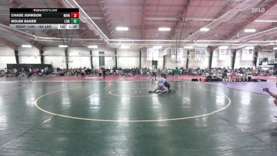 165 lbs Quarterfinal - Chase Johnson, Nova Wrestling Club vs Nolen Baker, Legend Wrestling Club