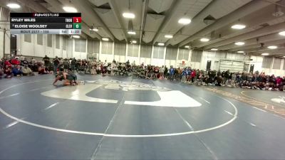 155 lbs Champ. Round 2 - Ryley Miles, Thornton vs Eloise Woolsey, Cleveland