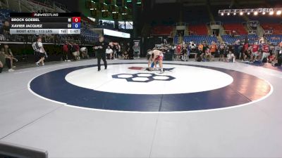 113 lbs Cons. Rd Of 64 - Brock Goebel, NE vs Xavier Jacquez, CO