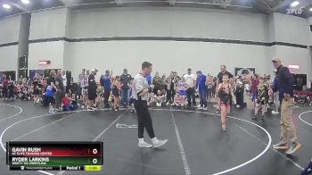 85 lbs 1st Place Match - Ryder Larkins, Ninety Six Wrestling vs Gavin Rush, Kc Elite Training Center