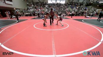 88 lbs Rr Rnd 2 - Meya Noble, Pocola Youth Wrestling vs Ashtyn Collins, Pitbull Wrestling Academy