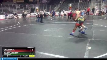 200 lbs Quarterfinal - Makayla Rivera, Team Kansas vs Jaiah ONeal, Team Indiana