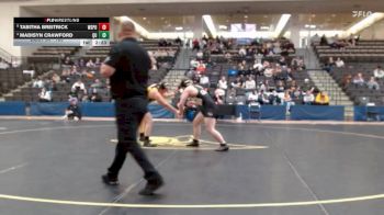 180 lbs Quarterfinal - Tabitha Breitrick, Wisconsin Stevens Point vs Madisyn Crawford, Quincy
