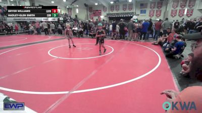 55 lbs Quarterfinal - Elijah Kroll, Raw Wrestling Club vs Luke Sandlin, Vian Wrestling Club