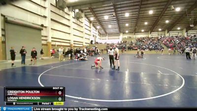 144 lbs Champ. Round 1 - Creighton Poulton, Park City vs Logan Hendrickson, Wasatch