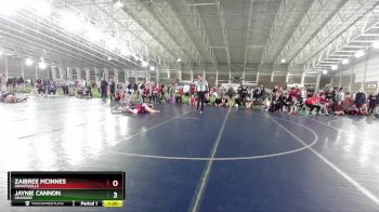 115 lbs Champ. Round 1 - Zaibree McInnes, Grantsville vs Jaynie Cannon, Granger